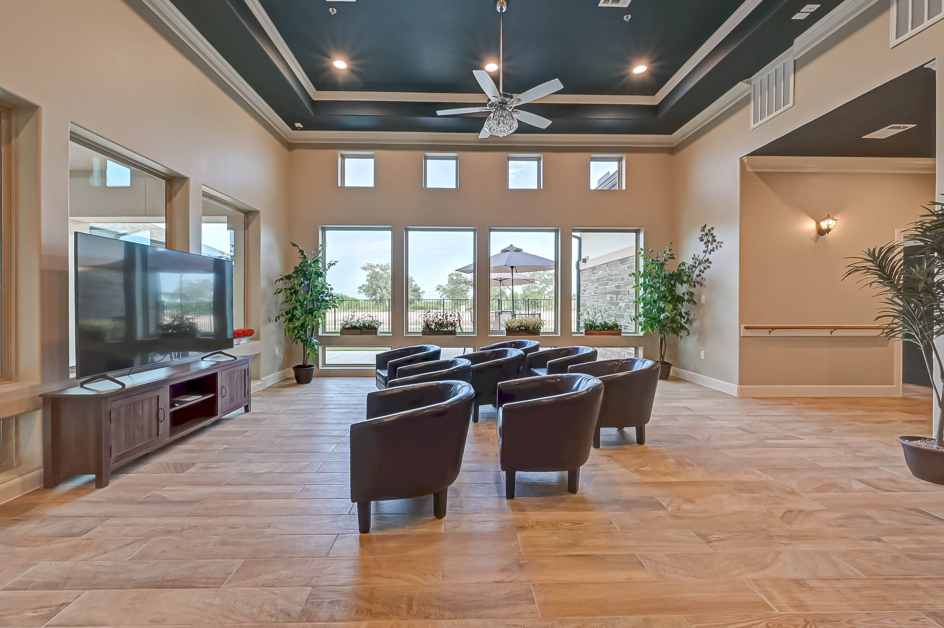 Entertainment room at Affectionate Care