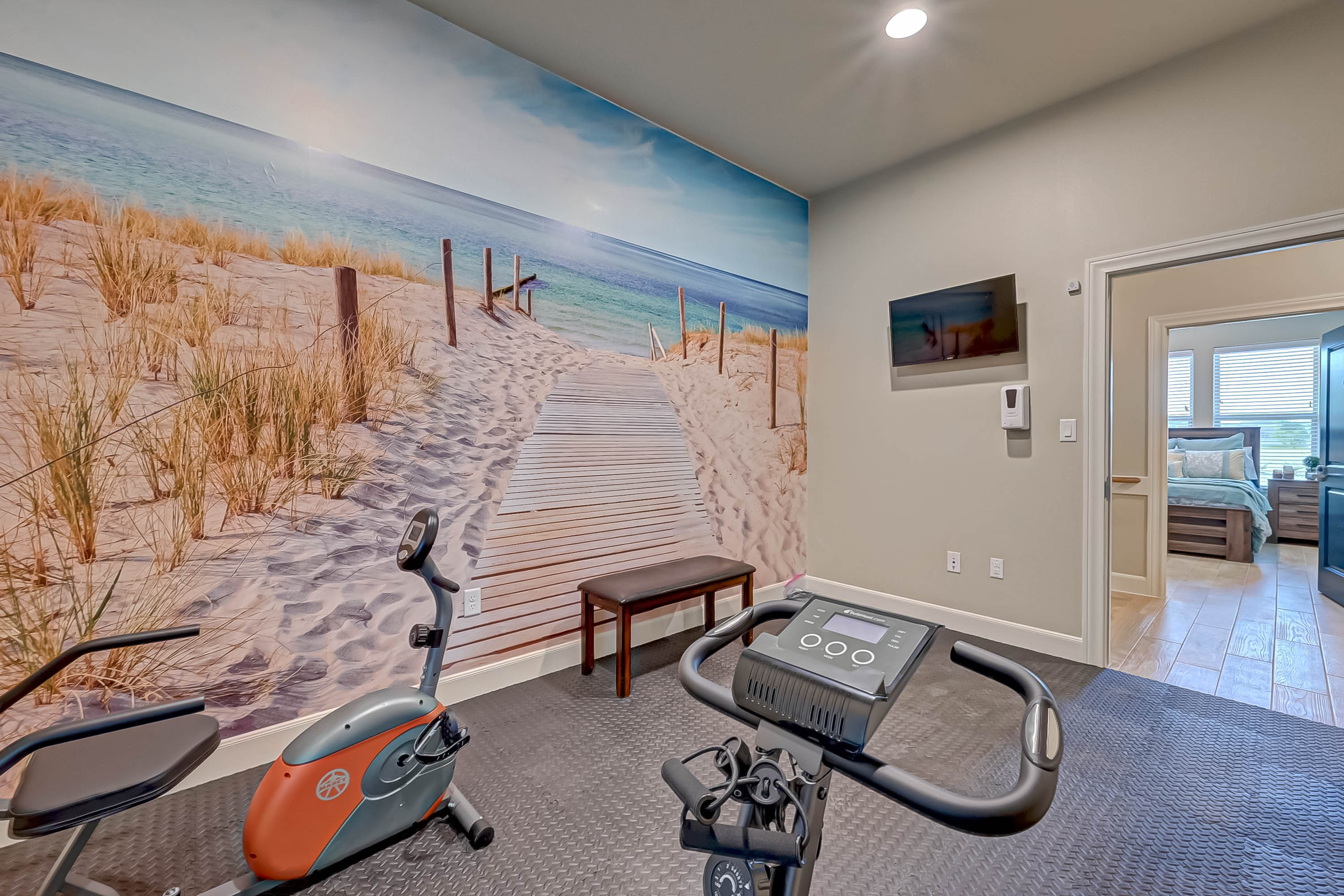 Gym and fitness area at Affectionate Care
