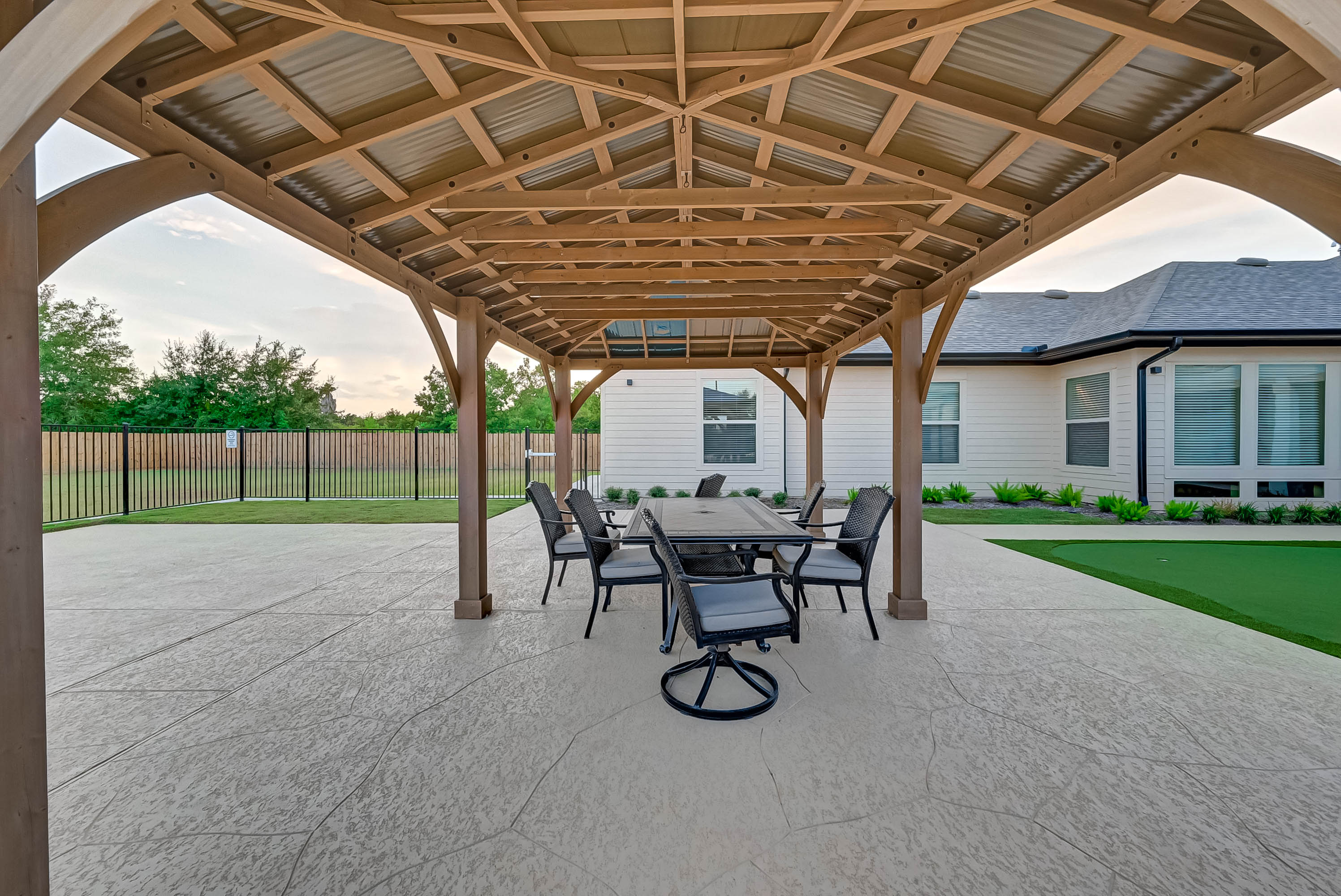 Outdoor patio at Affectionate Care